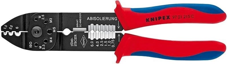 KNIPEX Knipex 97 21 215 C, Këputëse diagonale, Blu