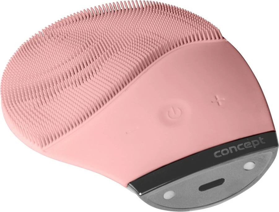 Brushë fytyre elektrike Concept Sonivibe SK9102, 12 intensitete, silikon, rozë