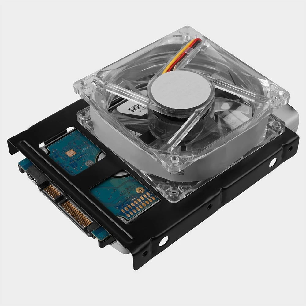 Kasë AXAGON RHD-225 për 2x 2.5" HDD/SSD, për pozicion 3.5", e zezë