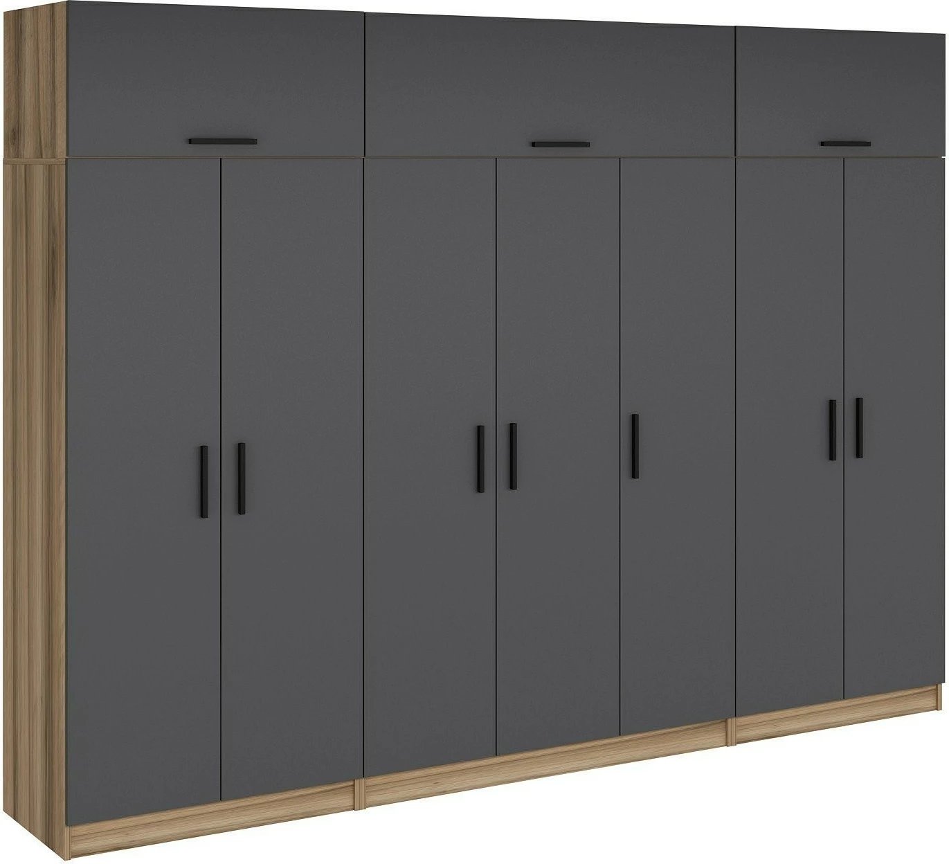 Dollap garderobe Skye Decor, anthracite & dore, Minar Kale - 7722