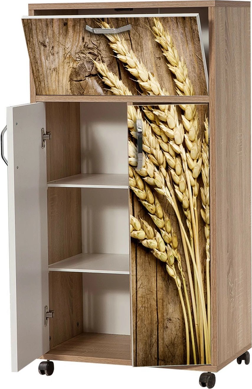 Dollap multifunksional Hanah Home, kiler, ngjyrë lisi Sonoma, 735