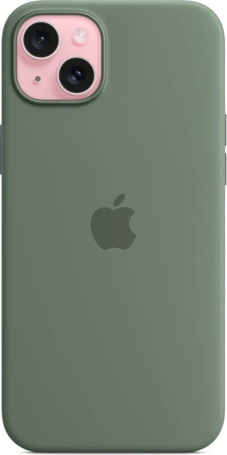 Mbështjellës Apple iPhone 15 Plus Silicone Case me MagSafe, 6.7", i gjelbër