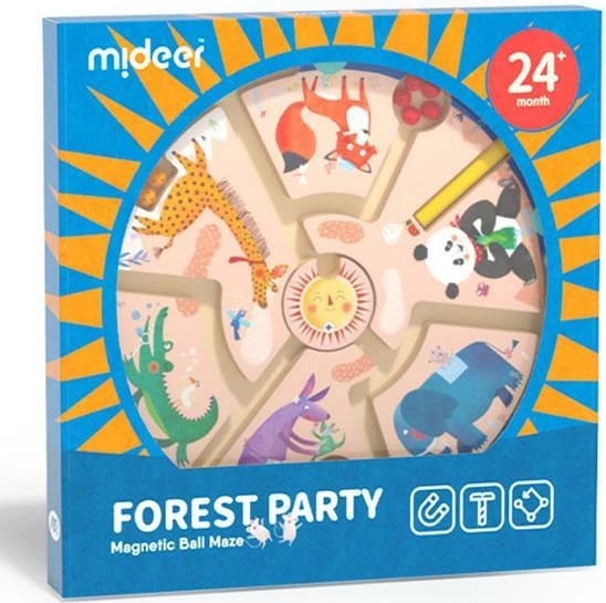 Labirint Magnetik Mideer Forest Party, për fëmijë 2+ vjeç