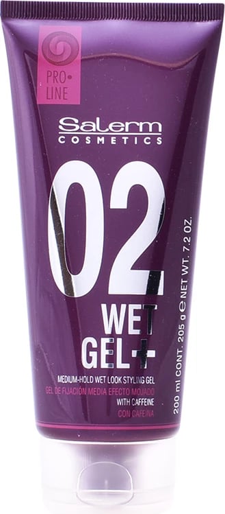 Xhel stilues për flokë Salerm Cosmetics Wet Gel+ unisex 200ml