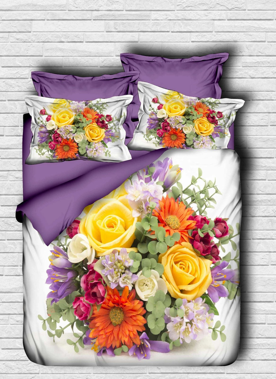 Set mbulesë për jorgan Super King, L'essentiel, shumëngjyrësh, 105