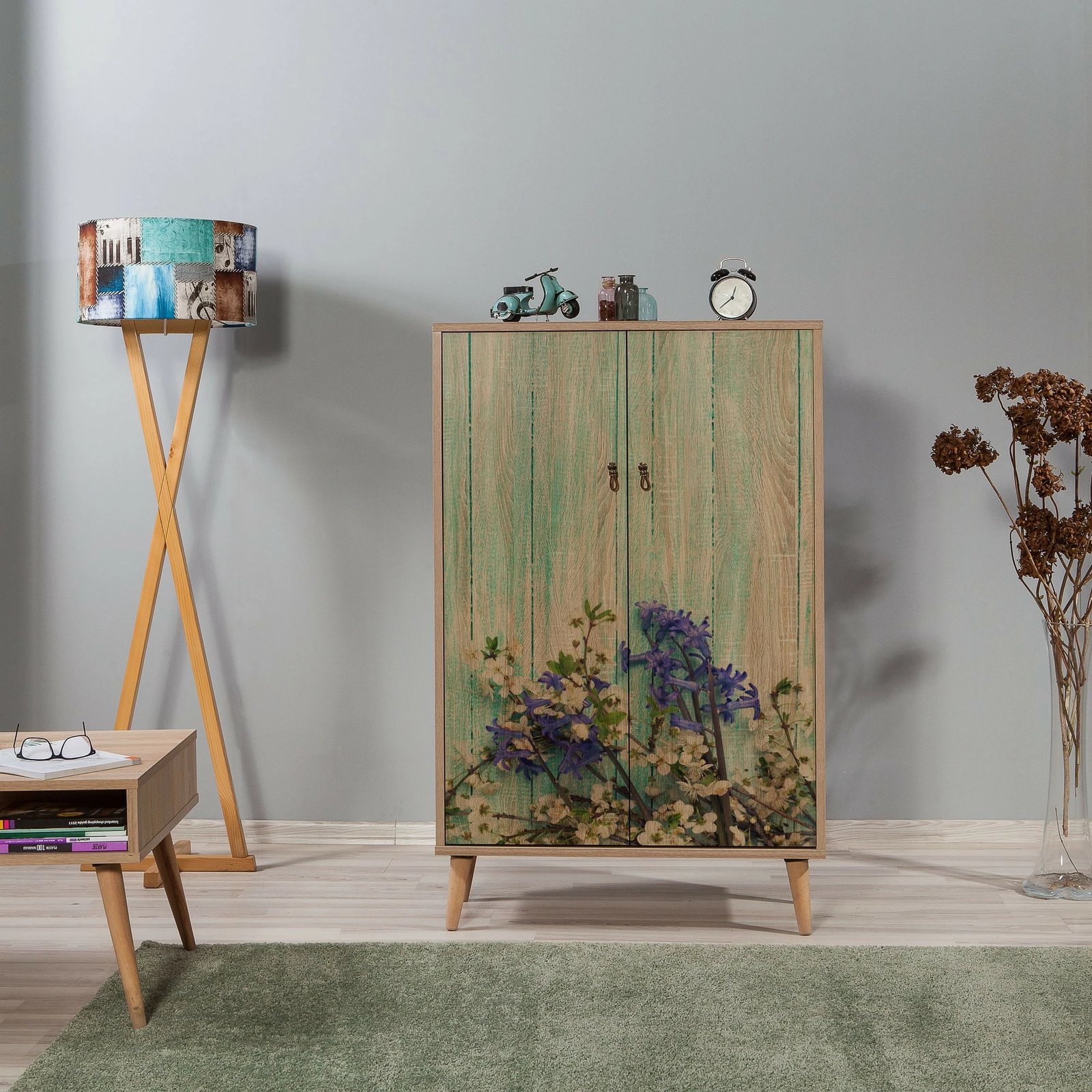 Dollap multifunksional Hanah Home, Multibox - 727, ngjyrë lisi Sonoma