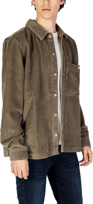 Camicia për meshkuj Calvin Klein Jeans, kafe