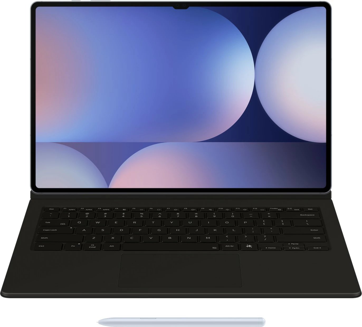 Mbështjellës tastierë Samsung EF-DX925, QWERTZ, Gjermanisht, Touchpad, Galaxy Tab S10 Ultra, Galaxy Tab S9 Ultra, E zezë