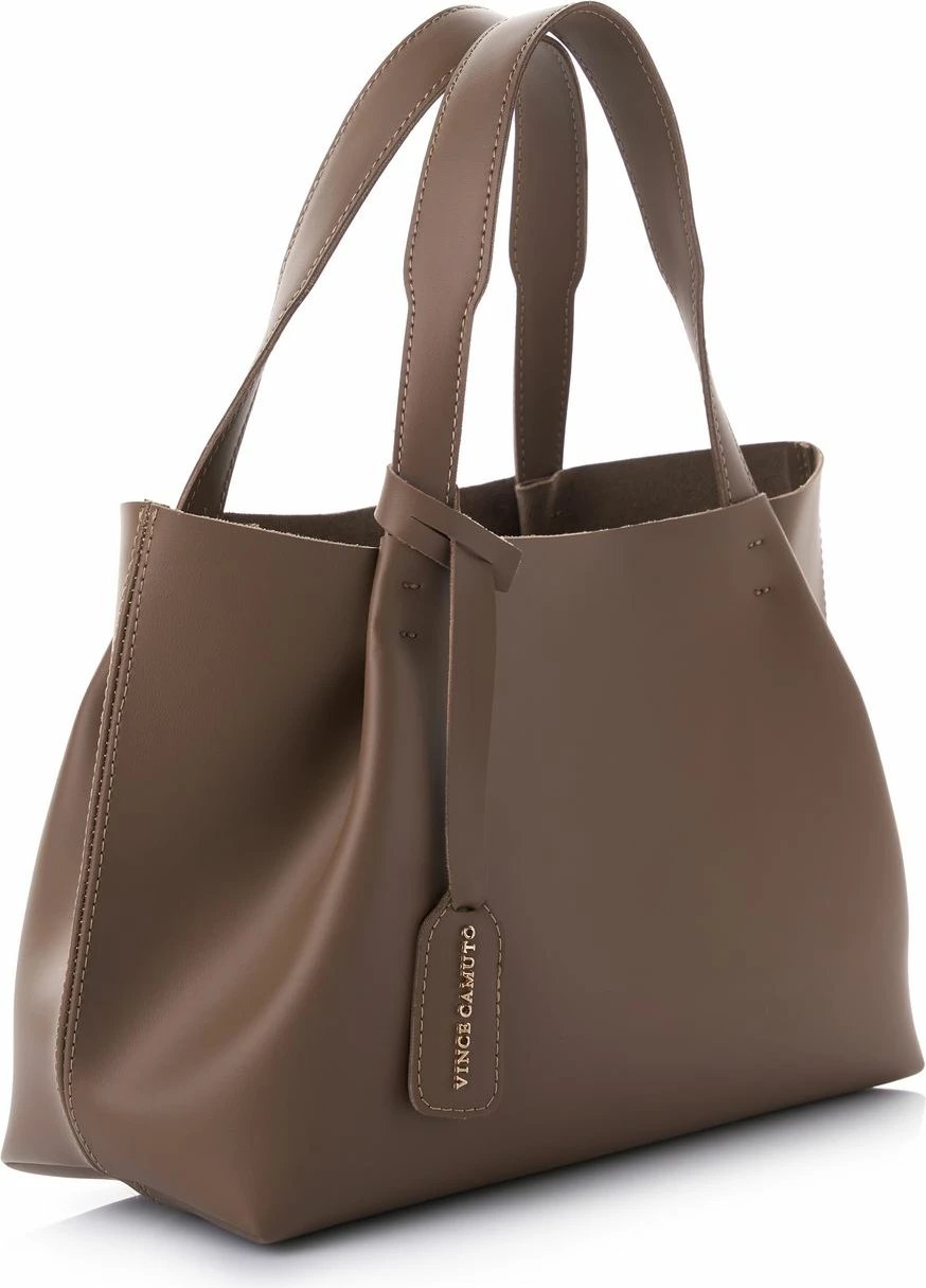 Çantë tote Vince Camuto, Monza, ngjyrë mink e errët