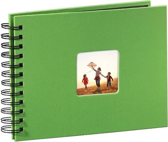 Album foto Hama Fine Art Spiral 24x17, 50 faqe të zeza, e gjelbër Album foto Hama Fine Art Spiral 24x17, 50 faqe të zeza, e gjelbër