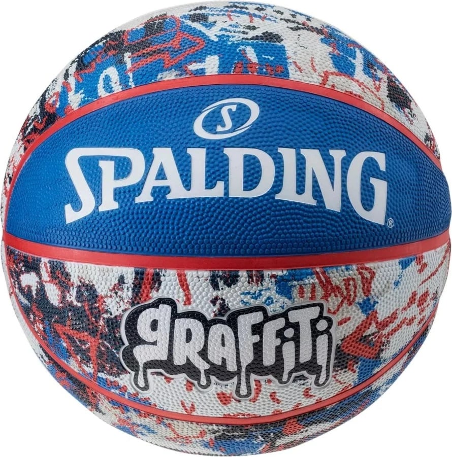 Top basketbolli Spalding Graffiti, përmasë 7, shumëngjyrësh