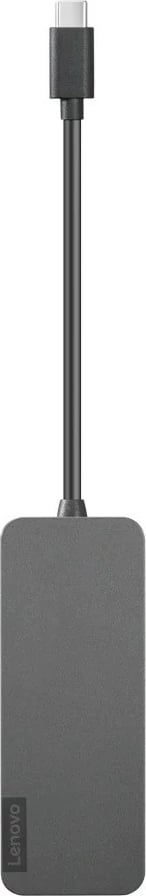 Adapter USB-C Lenovo, 4x USB-A, Hub, gri Adapter USB-C Lenovo, 4x USB-A, Hub, gri