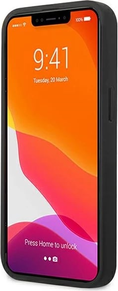 Mbështjellës Guess GUHCP13SPSASBGR për iPhone 13 mini 5.4", Saffiano, Gri