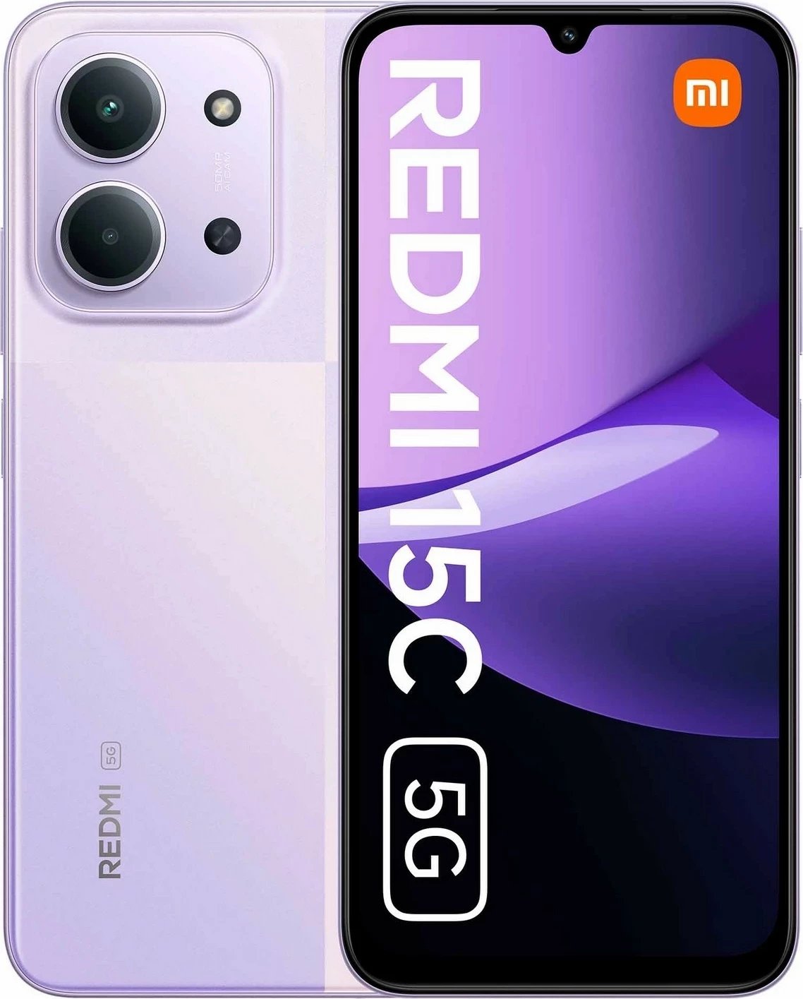 Celular Xiaomi Redmi 15C 5G 4/256GB, fiolet