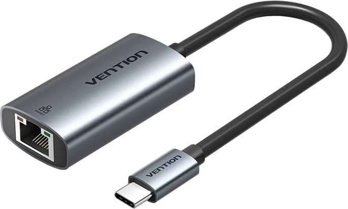 Adapter Vention USB-C në Gigabit Ethernet CFPHB, 0.15m, Gri