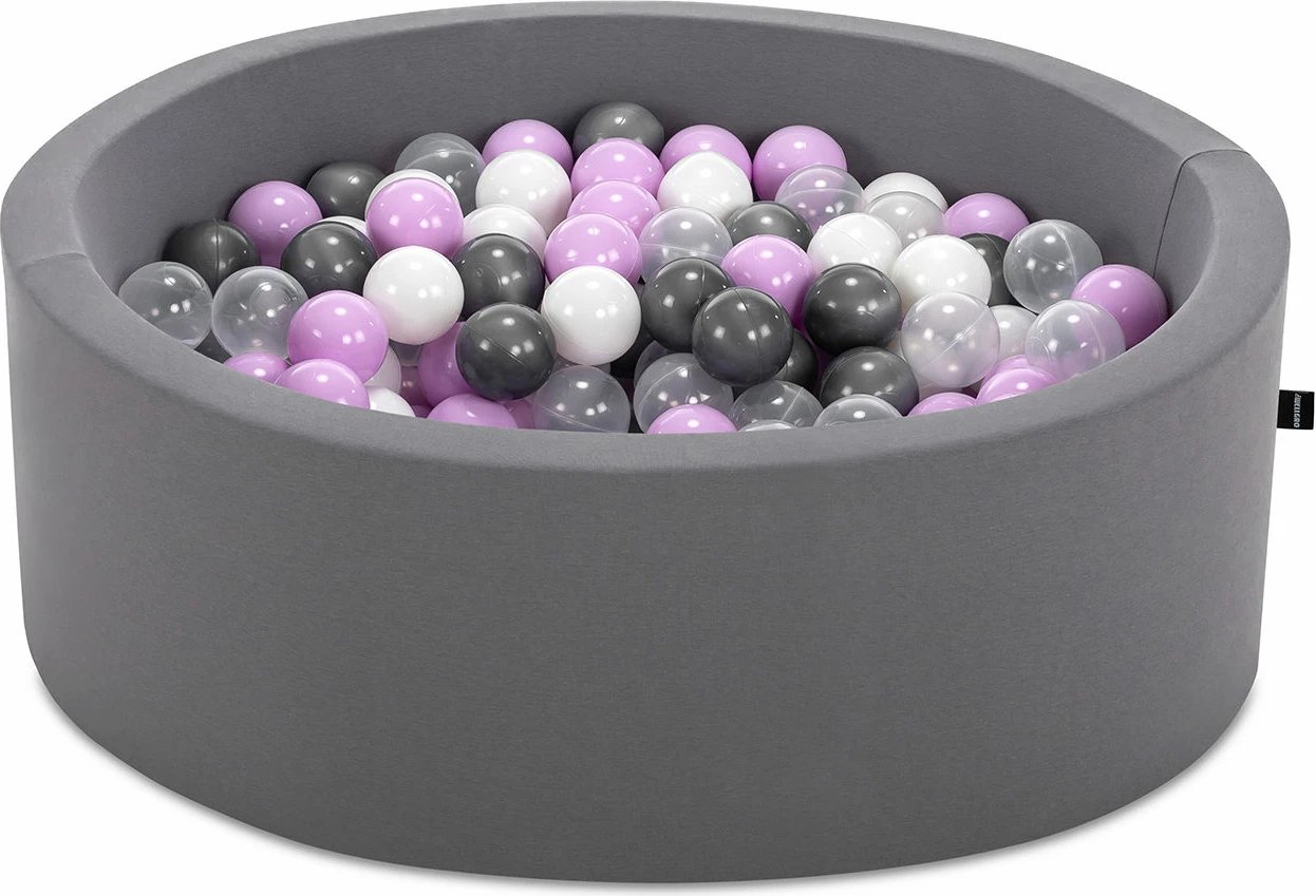 Pishinë me topa për fëmijë, Bubble Pop 200 v1, ngjyrë gri