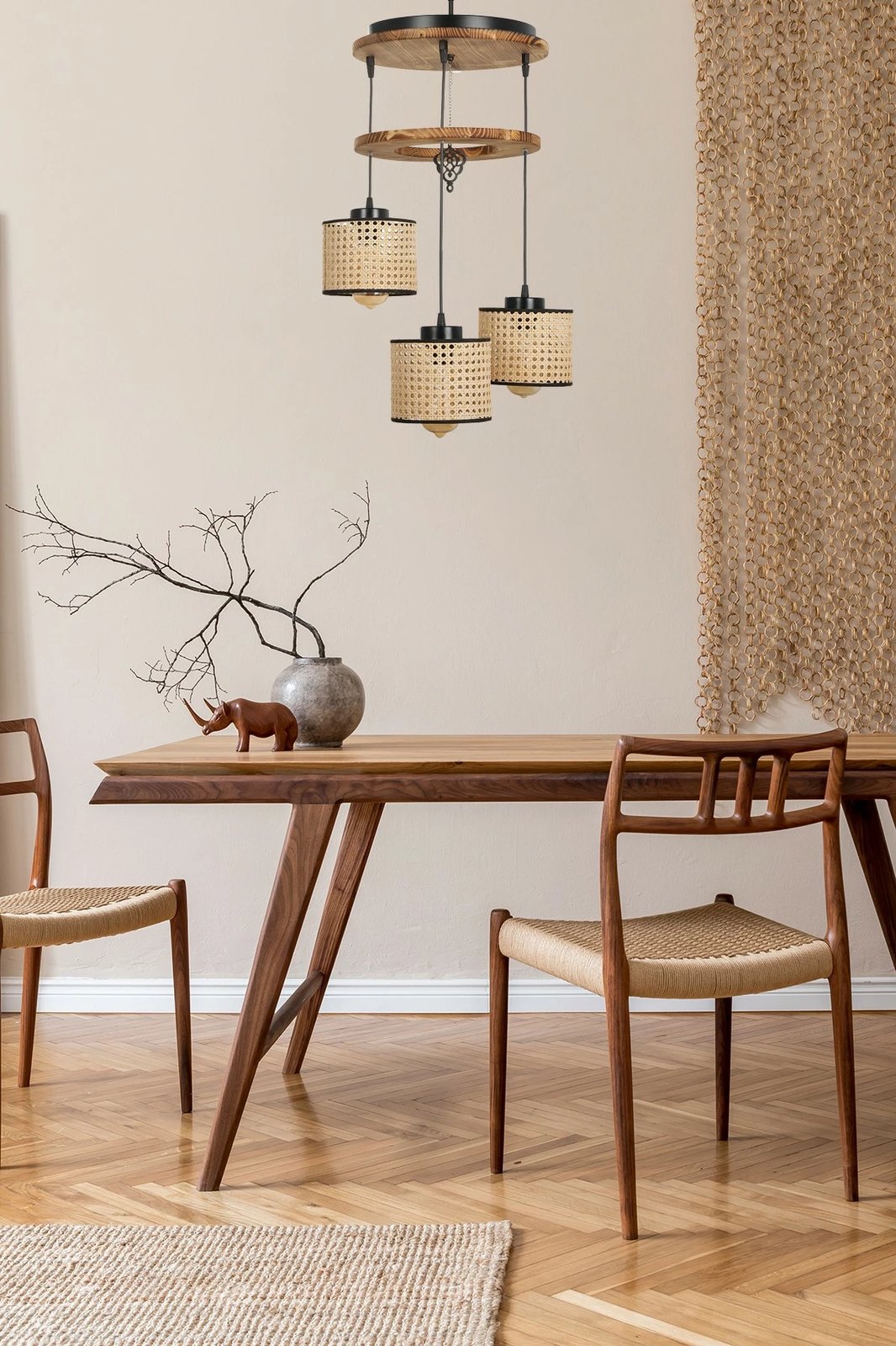 Llambë tavani druri Opviq, vintage, 8358-3T