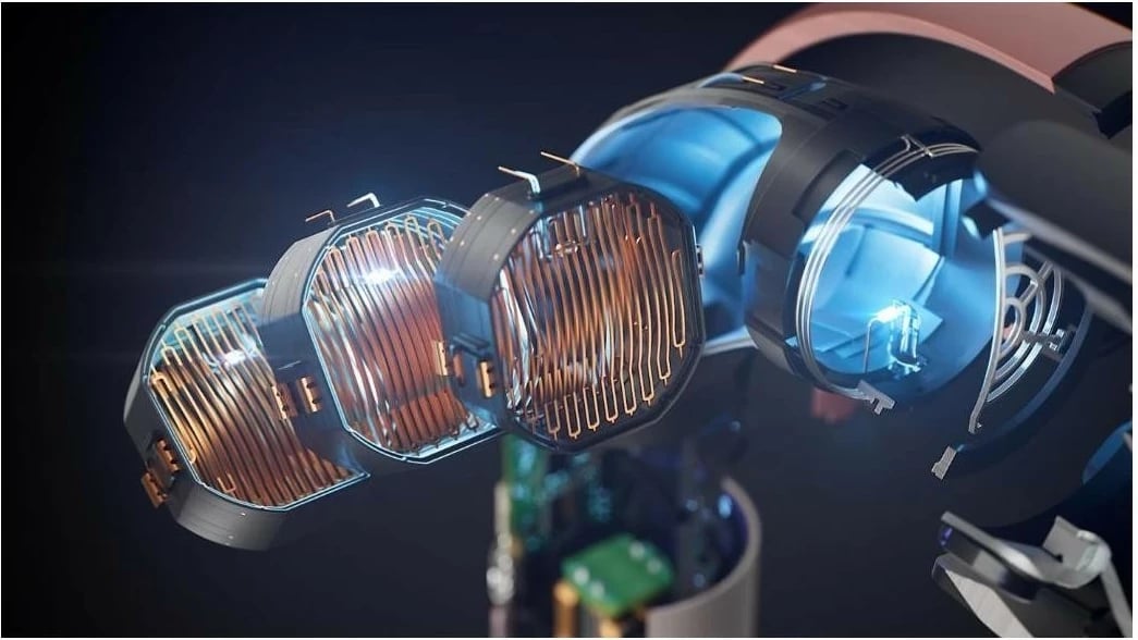 Tharëse flokësh Dyson Supersonic R Curly+Coily, pastel rozë/rozë ari