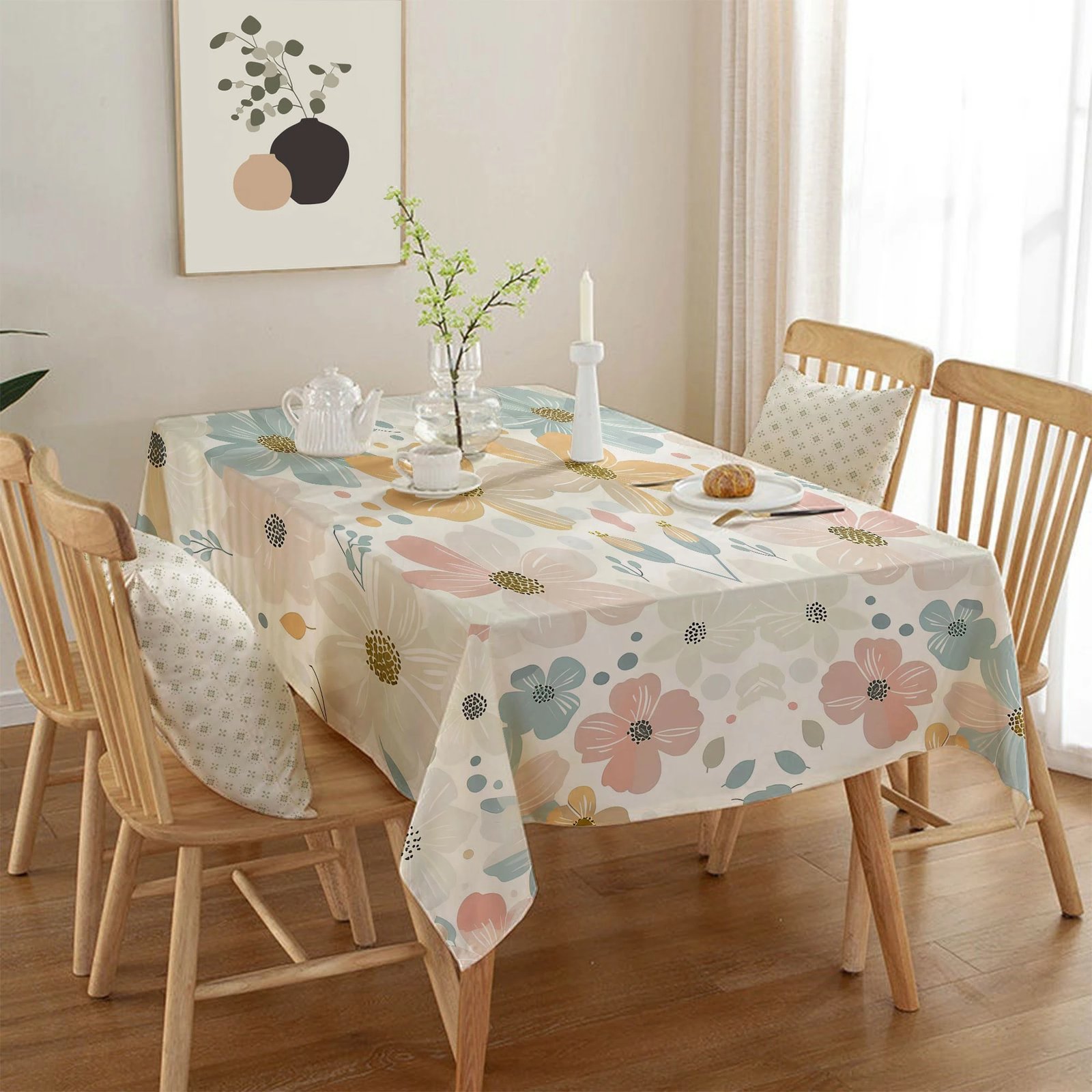 Mbulesë tavoline Hermia, Asr-tblclt25-16, 140x140cm