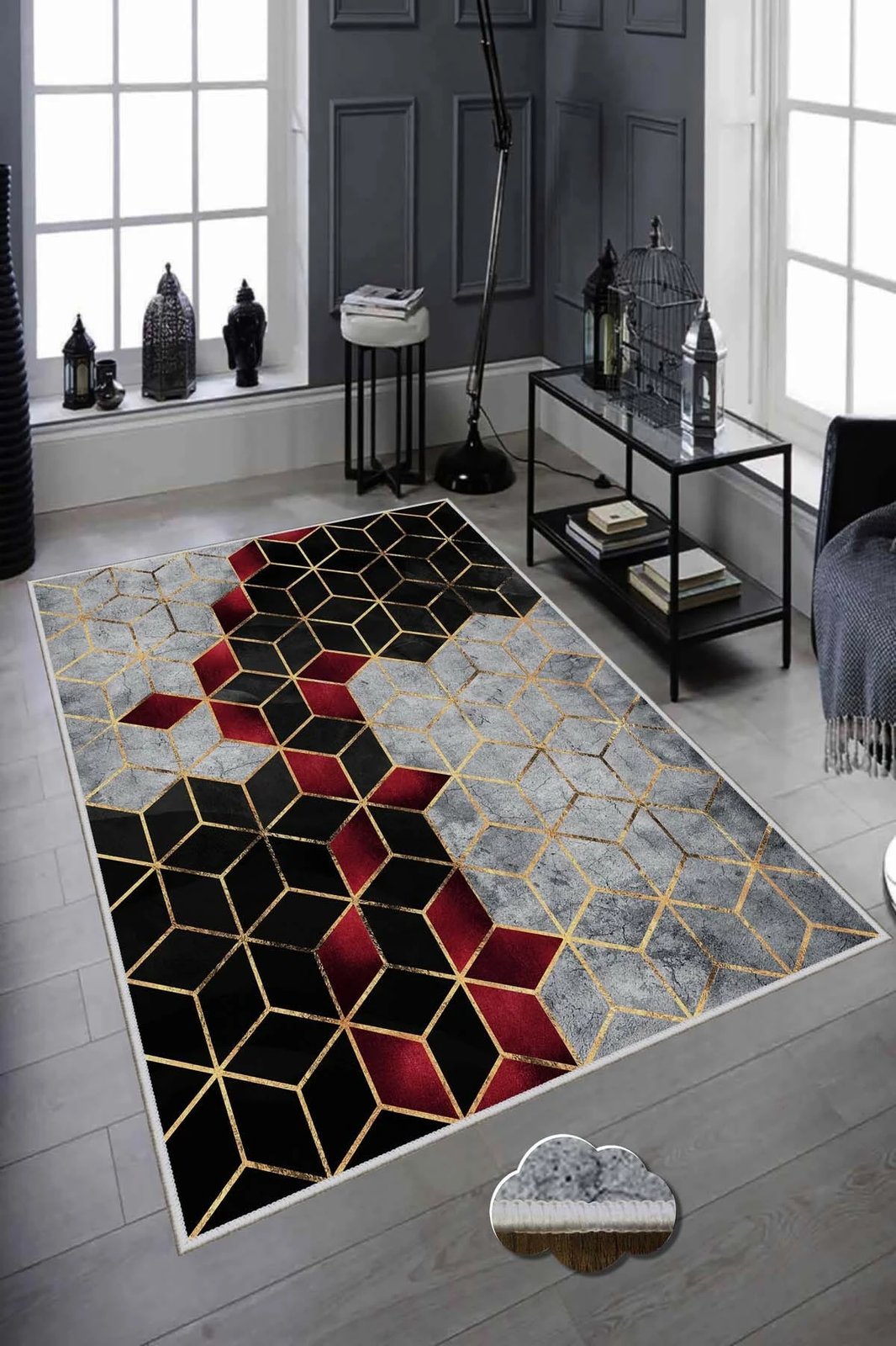 Qilim multingjyrësh, 60x100cm, Hypnose, Hmnt776