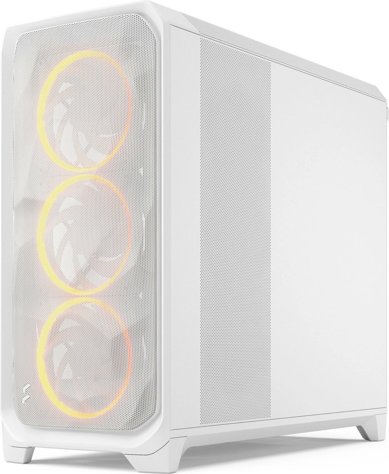 Kasë Fractal Design Meshify 3 XL, midi tower, RGB, xham i temperuar, e bardhë