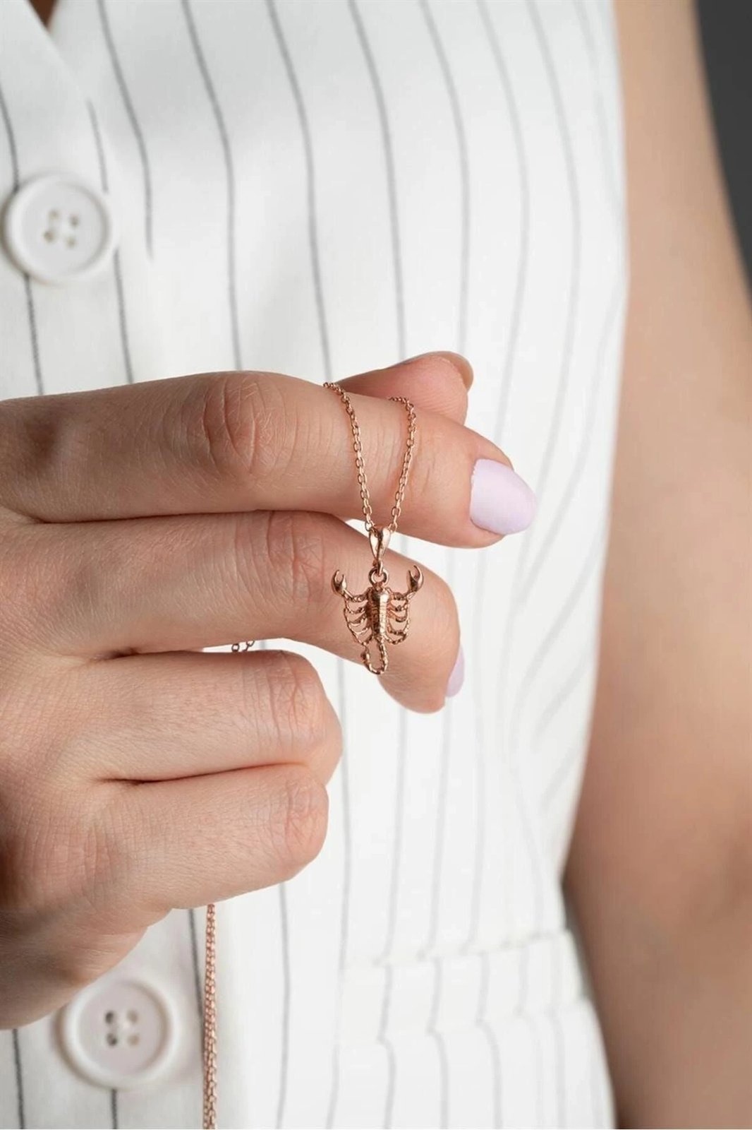 Varëse argjendi e hollë, ngjyrë trëndafili, Jumeon, SLVNJWLRY00022