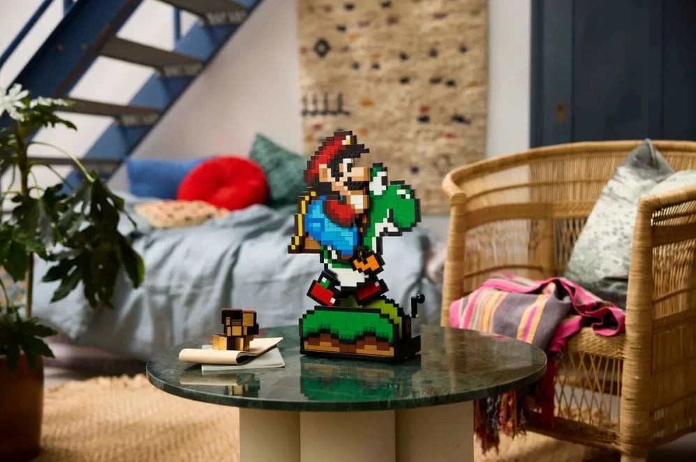 Set ndërtimi LEGO Super Mario 71438 Mario dhe Yoshi, 1215 pjesë, plastikë