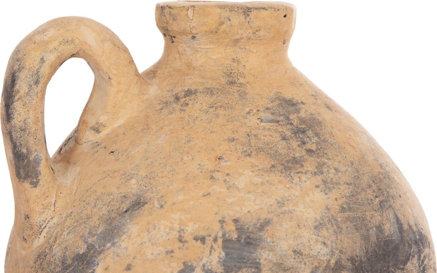 Vazo dekorative tavoline VERMO, terrakotë, bezhë e fërkuar, Φ22x17Hcm Vazo dekorative tavoline VERMO, terrakotë, bezhë e fërkuar, Φ22x17Hcm