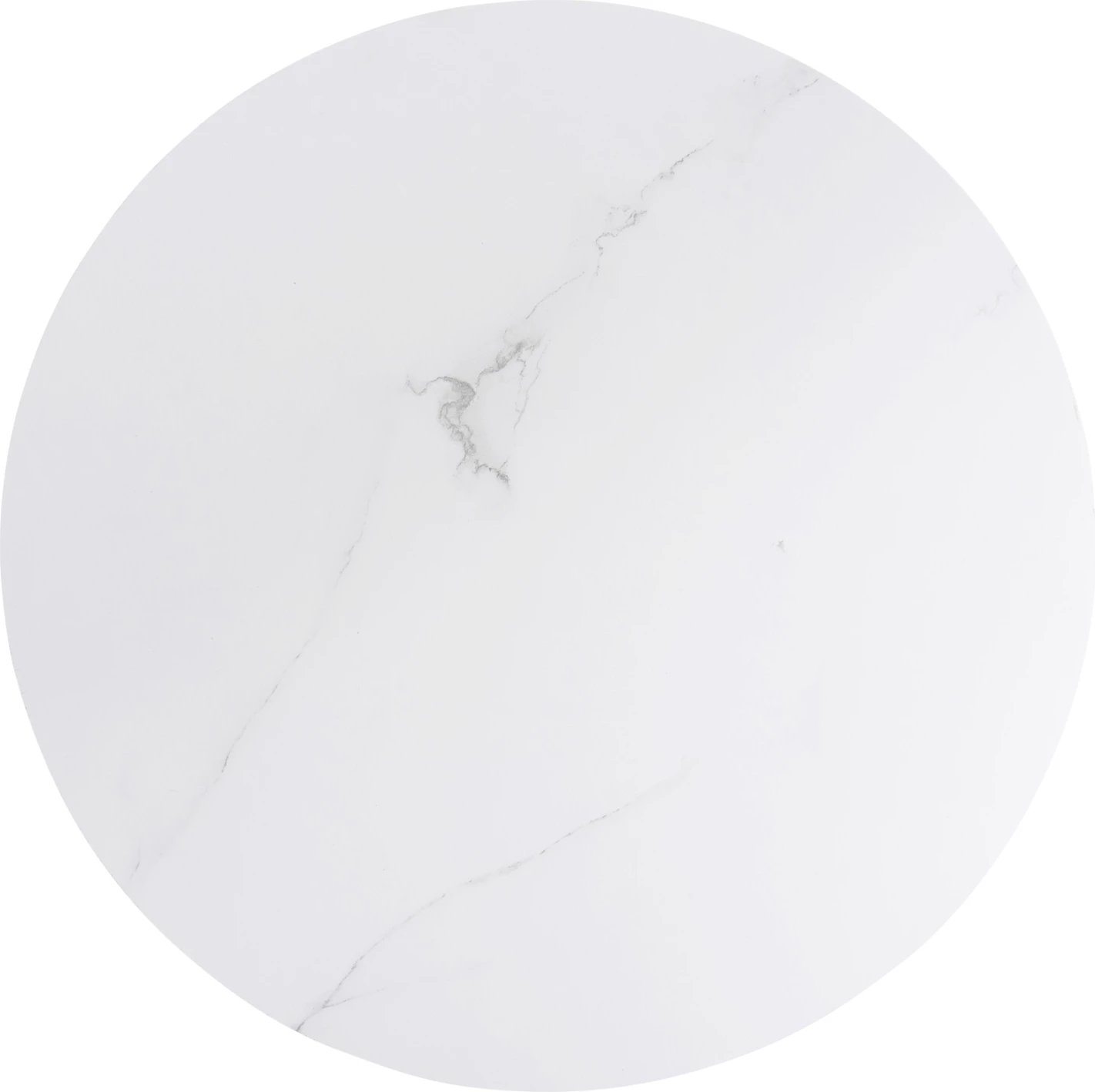 Tavolinë kafeje akrilon, ngjyrë mermeri të bardhë, FH9779.01, Φ40x41H cm