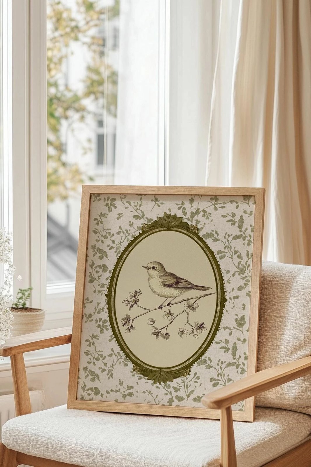 Pikturë dekorative me kornizë, Wallity, Artsmdftek21-3348, shumëngjyrëshe, 33x48cm