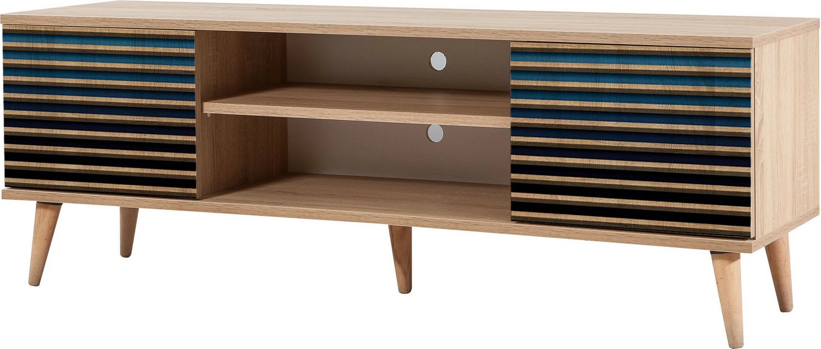 Komodë TV Hanah Home, Truva-222, ngjyrë lisi Sonoma