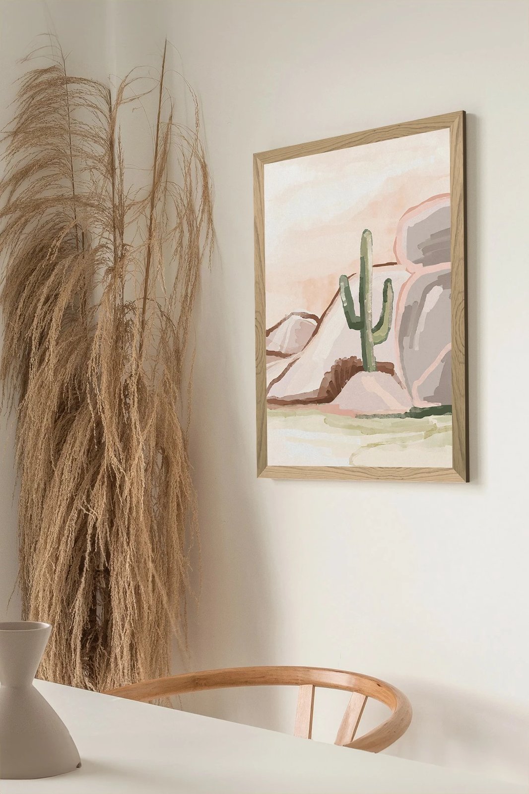 Pikturë dekorative Wallity, shumëngjyrëshe, Tekhammdf133, 33x48cm