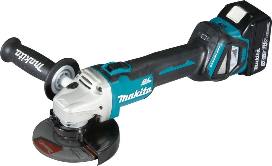 Brushe elektrike Makita DGA511RTJ, 18V, me bateri