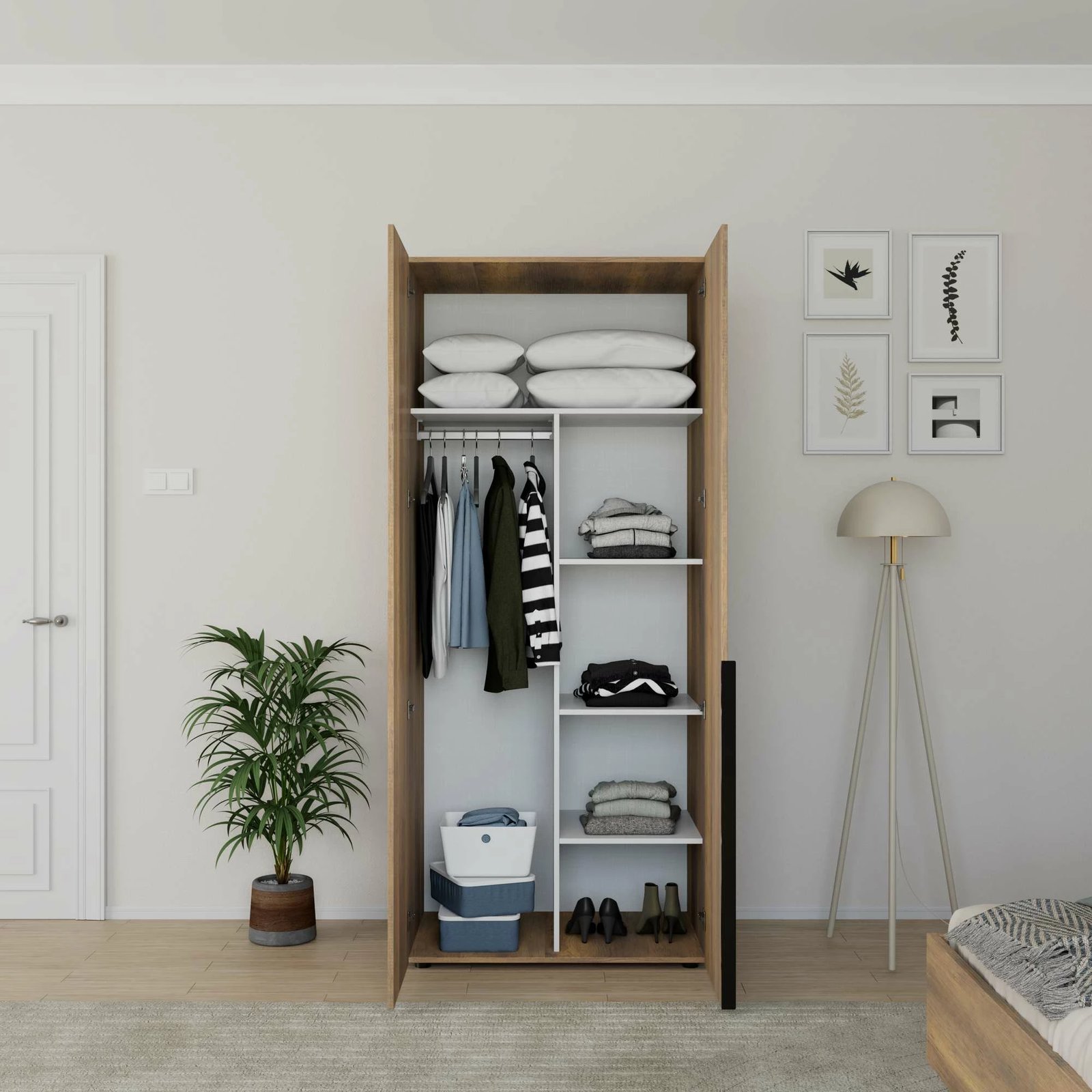 Dollap Hanah Home, Oryana, ngjyrë arre