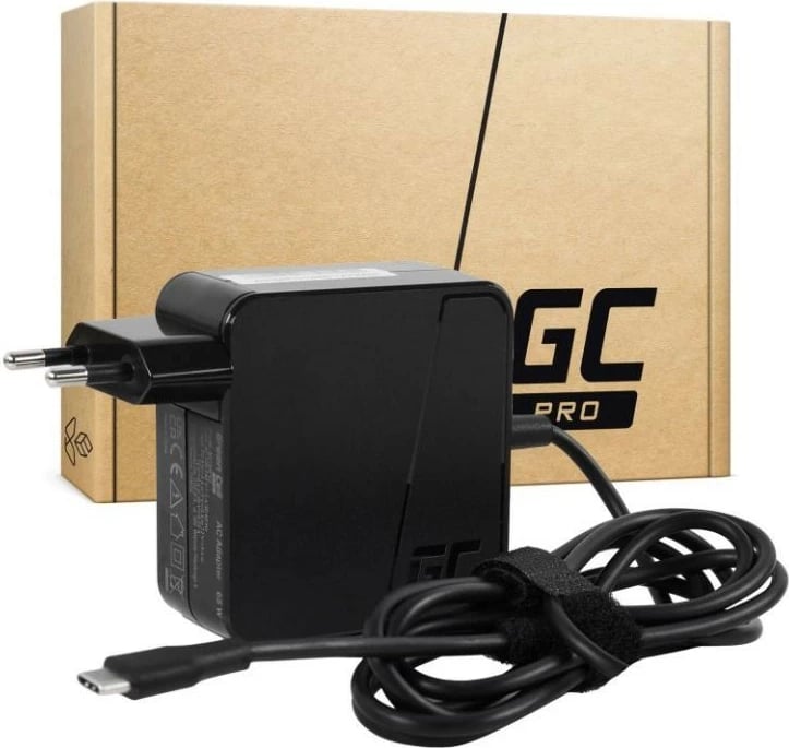 Adapter energjie USB-C Green Cell AD134PV2, 65W, i zi