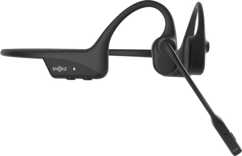 Kufje SHOKZ OpenComm2 2025 Upgrade, Bluetooth, Wireless, me mikrofon Boom, Zezë