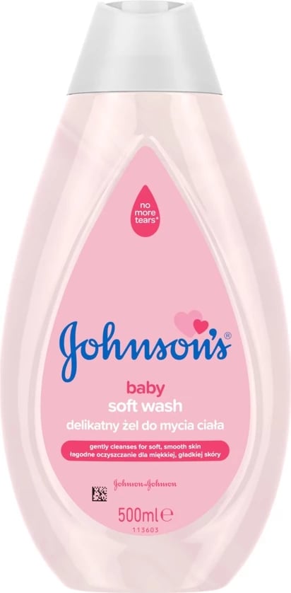 Xhel për larje trupi për fëmijë Johnson & Johnson Baby Gentle Body Wash Gel 500ml Xhel për larje trupi për fëmijë Johnson & Johnson Baby Gentle Body Wash Gel 500ml