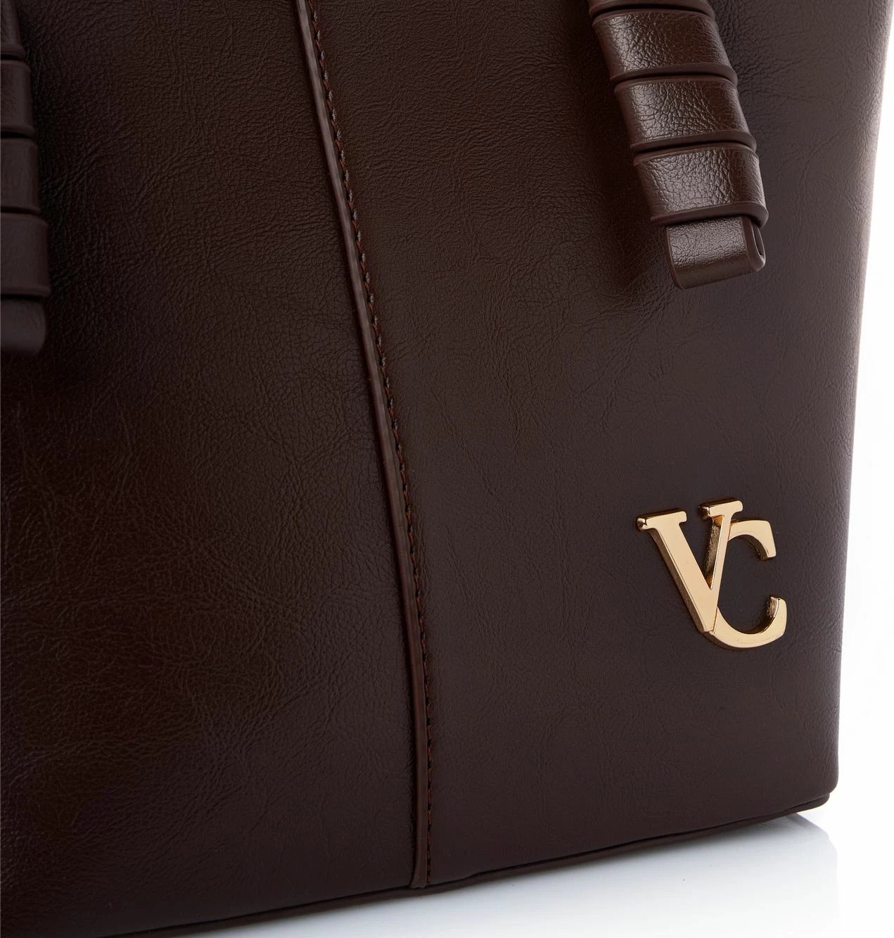 Çantë shpatullës Vince Camuto Piedmont, ngjyrë çokollatë