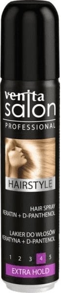 Llak për flokë Venita Salon Professional Hair Spray Hair Lacquer Extra Hold për femra 75ml