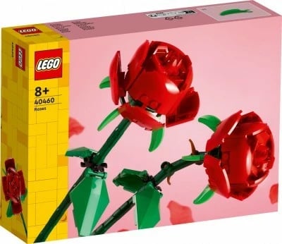 set blloqe, LEGO, Botanicals Display Slim DISPL/BOTXL, paketë ekspozuese me lule (Roses 40460, Sunflowers 40524, Lotus Flowers 40647, Cherry Blossoms 40725, Daffodils 40747)