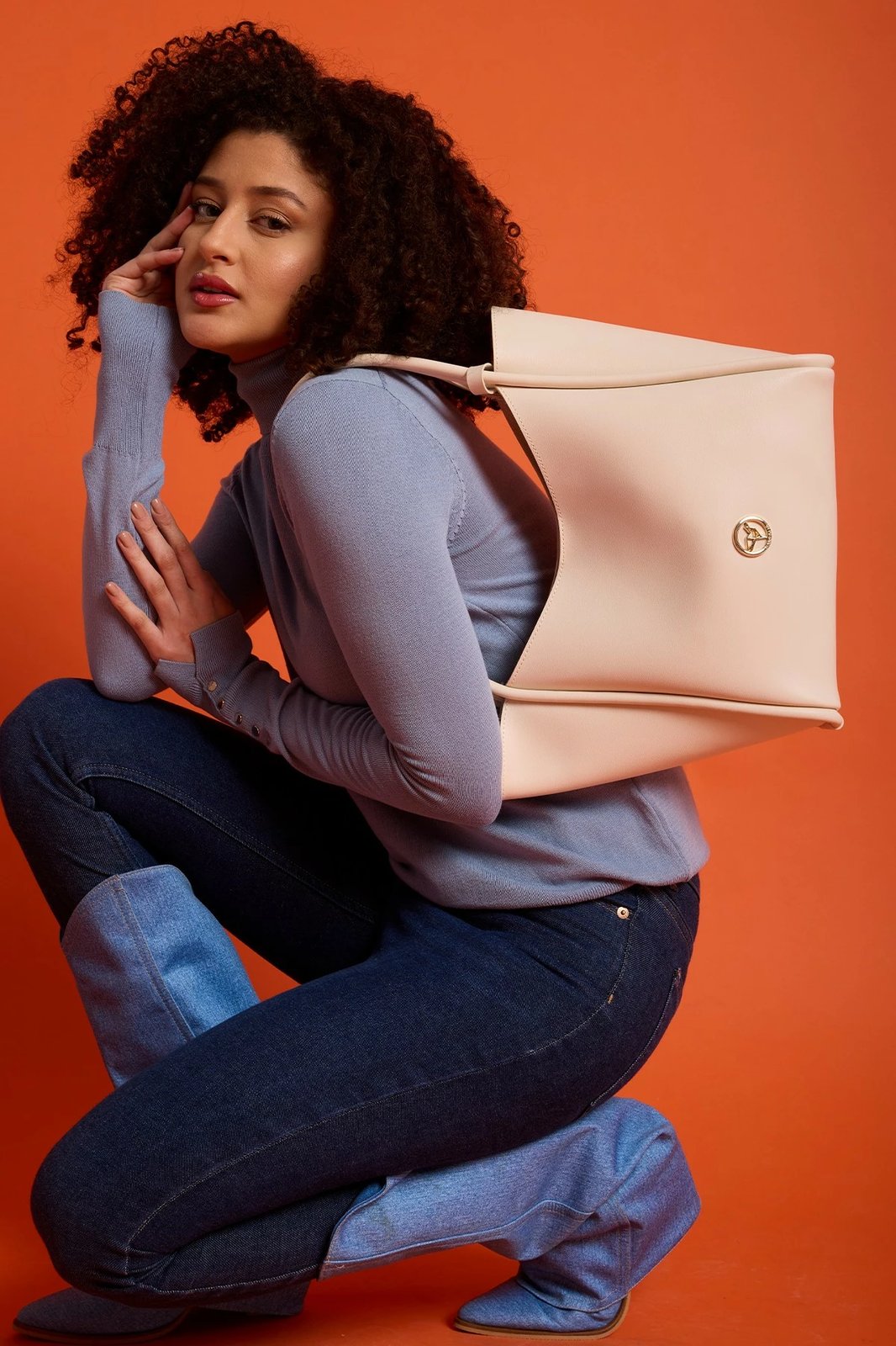 Çantë krahu Zoozie Bags, Athinë, bezhë