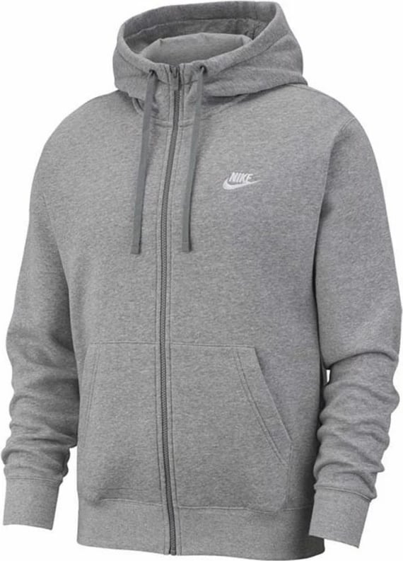 Duks me kapuç Nike për meshkuj, gri