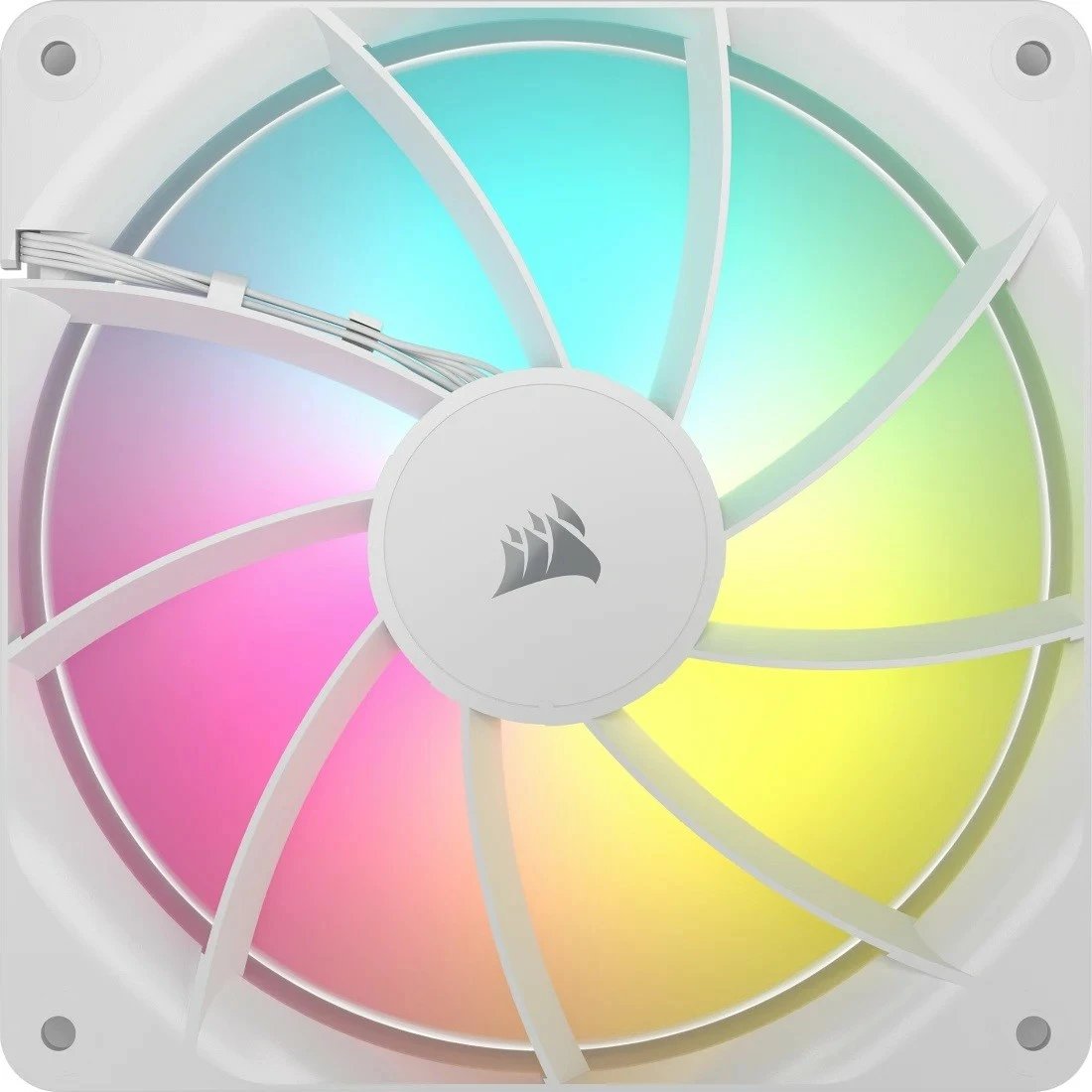Ventilator kase Corsair RS140 ARGB, 140mm, i bardhë