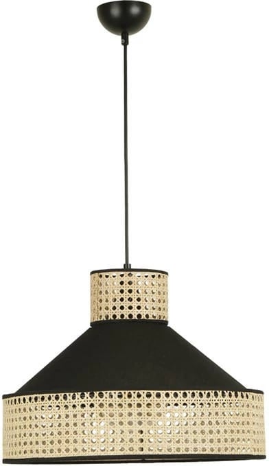 Llambë tavani Opviq, ratan, ngjyrë e zezë, Kevin Tekli