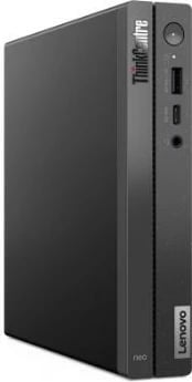 Kasë Lenovo ThinkCentre Neo 50q Tiny G4, Intel Core i5-13420H, 8 GB RAM, 512 GB SSD, Windows 11 Pro, E zezë