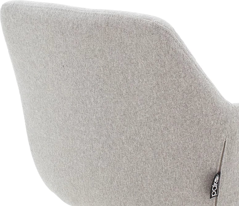 Karrige Nasima, material stof, ngjyrë gri-natyrale, 57x58x84cm