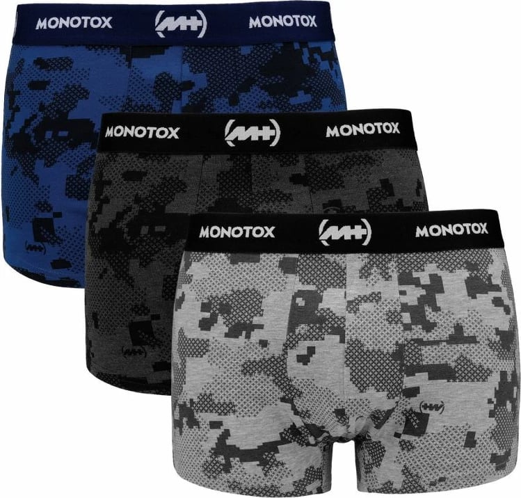 Të brendshme për meshkuj Monotox, shumëngjyrëshe