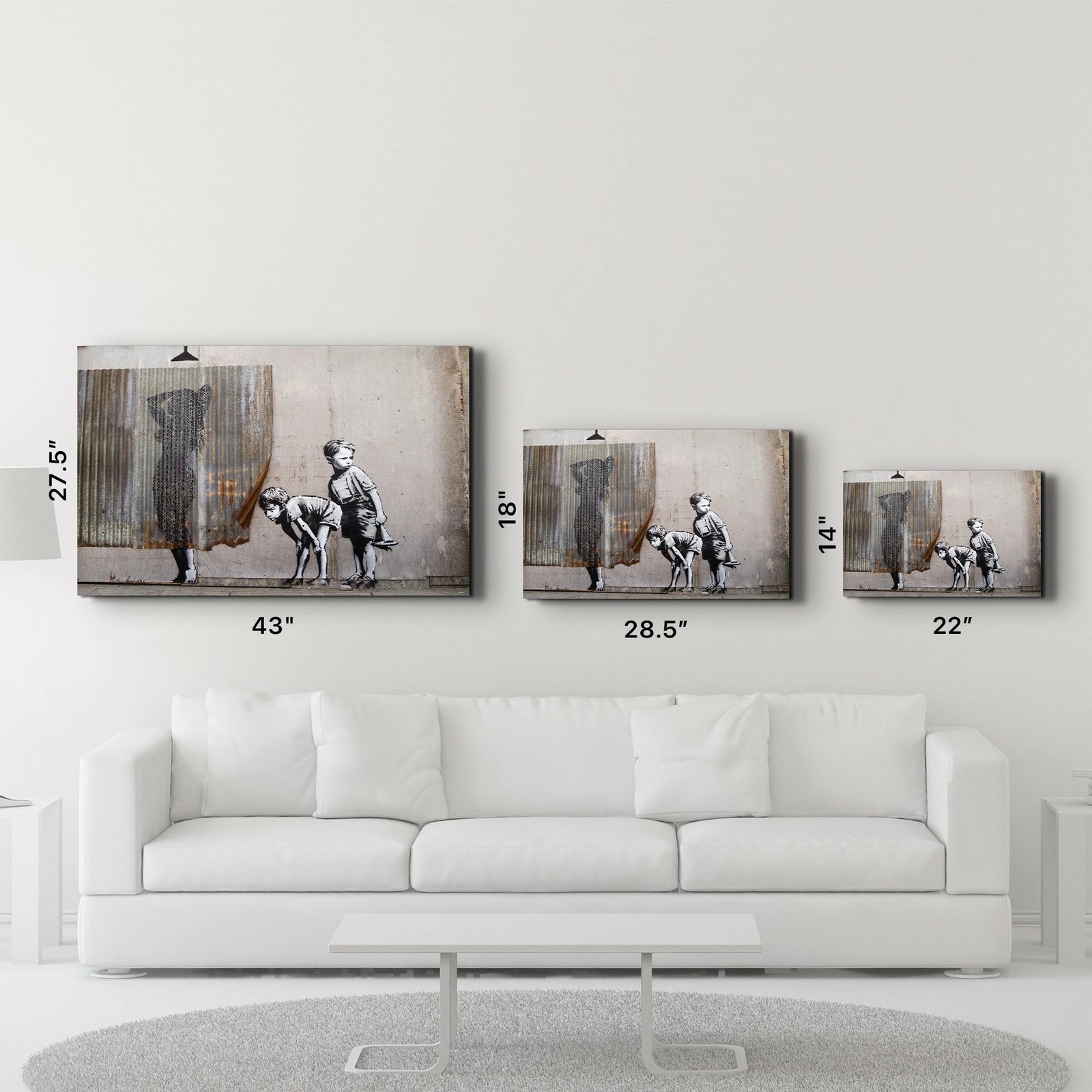 Pikturë dekorative prej xhami të temperuar, shumëngjyrëshe, CAM-6007, 46x72cm