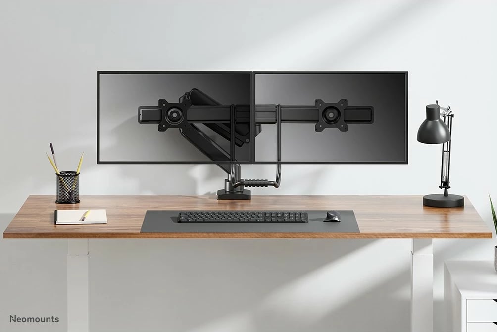 Krah monitori Neomounts DS75-450BL2, Clamp/Grommet, 8 kg, 17"-32", 100 x 100 mm, i zi