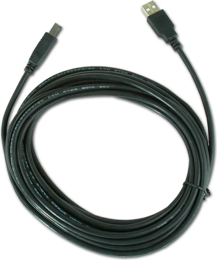 Kabllo USB 2.0 GEMBIRD CCP-USB2-AMBM-15, 4.5m, e zezë